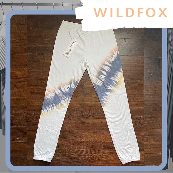 Wildfox Pants - 🆕 RARE NWT WILDFOX Tie Dye Knox Pants